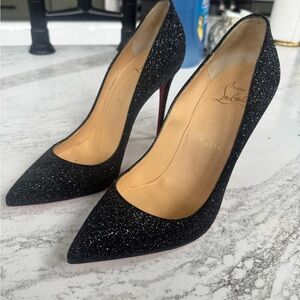 Christian Louboutin Sparkling Black Heels